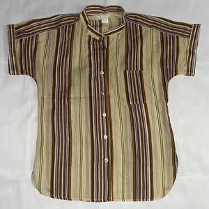 Stop Sight California Striped Short Sleeve Shirt